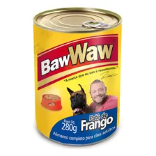 Patê Para Cães Sabor Frango Baw Waw Lata 280g