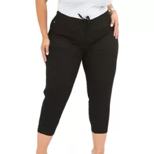 Calça Plus Size Jogger E Capri Luxo