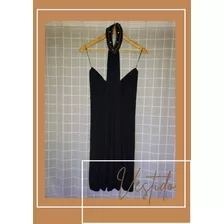Vestido Strapless Negro - Las Oreiro