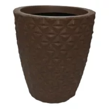 Vaso Grande De Plantas Polietileno Decorativo Grande Marrom