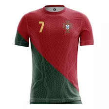 Remera Deportiva Portugal Ronaldo Artemix Cax-0745