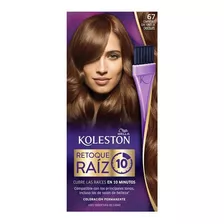 Kit Tinte Wella Professionals Koleston Retoque De Raíz 10 Tono 67 Chocolate