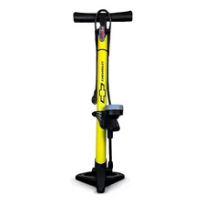 Bomba De Ar Manual Para Bicicleta Bike Carros Moto Chevrolet Cor Amarelo E Preto