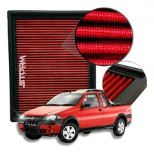 Filtro Ar Esportivo Fiat Strada Motor 1.8 8v Ano 2004 A 2009