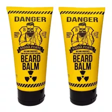 Kit 2 Beard Balm Hidratante Barba Danger Barba Forte 170g 
