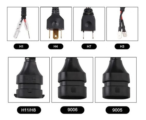 Kit Turbo Led H1 H3 H4 H7 H11 H13 9005 9006 880 Chip S1 Foto 2