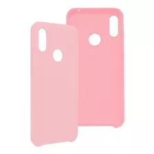 Funda Ghia De Silicon Color Rosa Con Mica Para Huawei Y6s /v