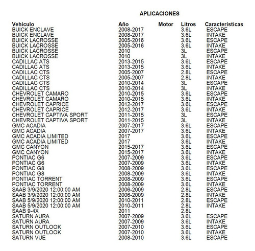 Valvula Solenoide Vvt Escape Saturn Outlook 2007-2010 3.6l Foto 5