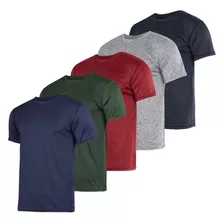 Pack 3 Camiseta Polera Manga Corta Deportiva Hombre Surtido