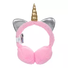 Orejeras De Peluche 23619 De Unicornio Con Cuerno Gold 