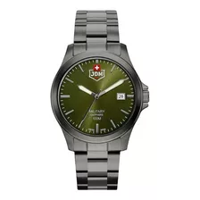 Jdm - Reloj Jdm-wg005-05 Alpha Ii Para Hombre Color De La Correa Negro Color Del Bisel Verde
