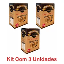 Mini Bolacha Folhada Crocante Canela Kit Com 3 Unidades