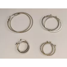 4 Pares De Aros C412