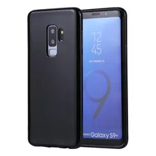 Funda Case Para Samsung S9 Plus Jelly Pearl Negro Antishock