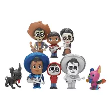 Kit 8 Personagens- Viva A Vida É Uma Festa Coco Disney Pixar