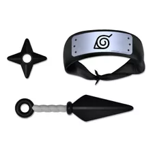 Kit Ninja Naruto Shippuden Kunai Shuriken Bandana - Elka