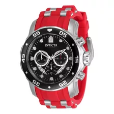 Reloj Invicta 34009 Rojo, Acero Hombres