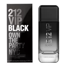 Carolina Herrera 212 Vip Black Edp 200ml Masculino Original Selo Adipec