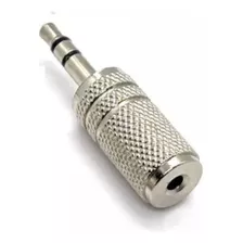 Adaptador P2 Macho Para P1 Fêmea Ou Jack J2 Estéreo Metal