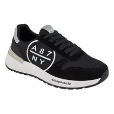 Tenis Urbanos Aeropostale Textil Transpirable Dama Negro