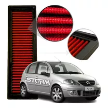 Filtro De Ar Esportivo Citroen C3 1.4 8v Flex 2006 A 2012