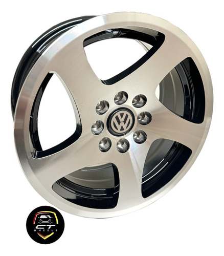 Kit 2 Rines 17x7 4-100 P/volkswagen Gol Saveiro Pointer Up