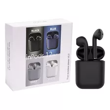 Audífonos In-ear Inalámbricos Bluetooth I12 Negro