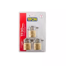 Candado Ifam Bronce Serie Tf30 Pack 3 Blister