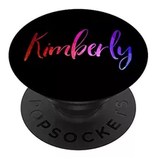 Nombre Kimberly En Geometrico Rojo Rosa Purpura Negro - Ki