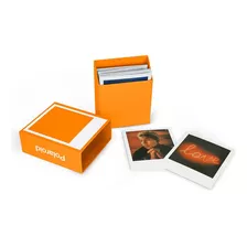 Caja De Almacenamiento De Fotos Naranja (6118)