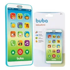 Celular Infantil De Bebê Brinquedo Educativo Azul - Buba