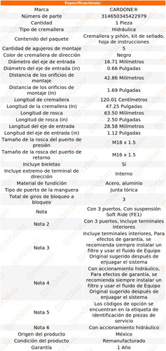 (1) Cremallera Direccin Hidrulica Toronado 86/92 Reman Foto 5