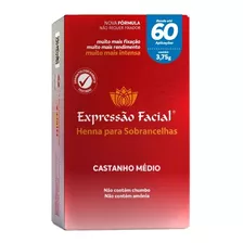 Kit Henna Expressão Facial 3,75g - 5 Castanho Médio