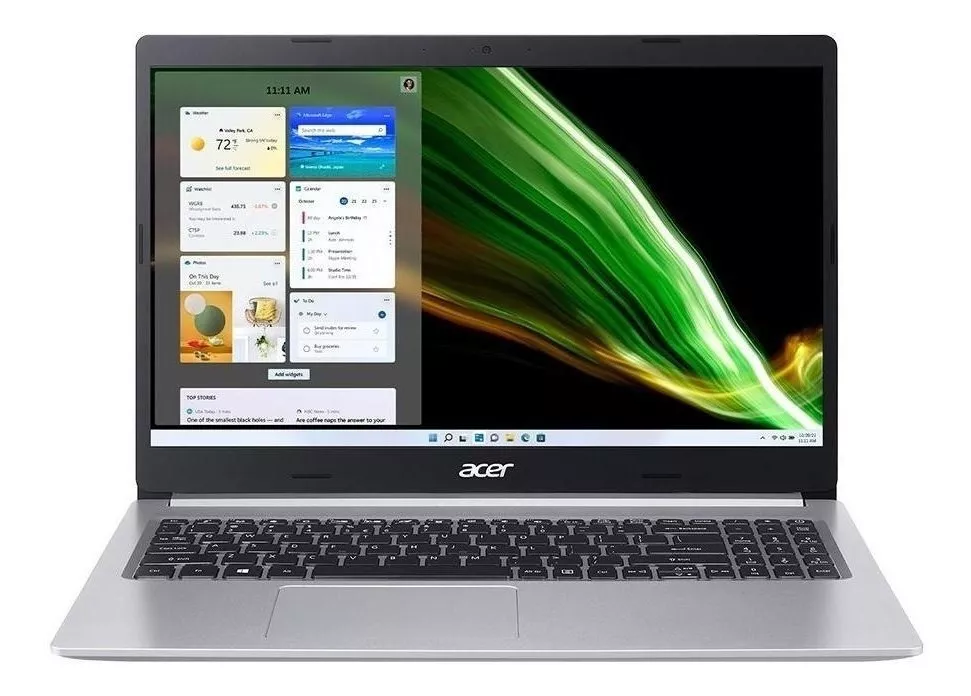 Notebook Acer Aspire 5 A515-45 Prata 15.6 , Amd Ryzen 7 5700u  8gb De Ram 256gb Ssd, Amd Radeon Rx Vega 8 (ryzen 4000) 60 Hz 1920x1080px Windows 11 Home