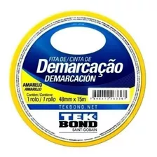 Cinta Demarcatoria Autoadhesiva Lisa 48mm X 15mts Tekbond