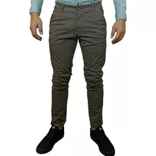 Pantalón Drill Comfort Jaco Para Hombre- Marrón