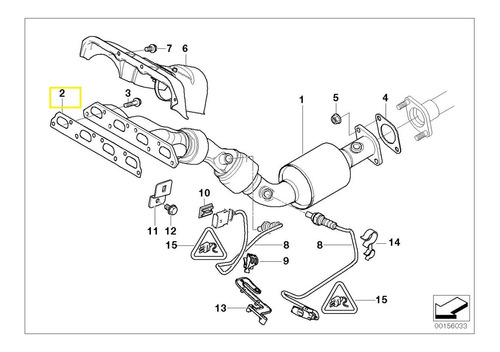 Empaque Multiple Escape Mini Cooper 2001-2007 Oem * Foto 4