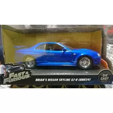 Coleccion Rápido Y Furioso. Brians Nissan Skyline Gt-r N19 