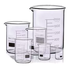 Vaso De Precipitado De Vidrio Graduado Beaker De 250 Ml