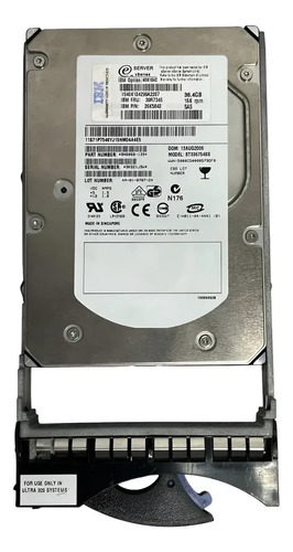 Hd Servidor Ibm 36.4gb 15k 3,5 Sas 3gbps 26k5840 39r7346 Prateado
