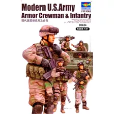 Kit Para Montar Modern Us Army Armor Crewman & Infantry 1/35