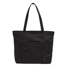 Vera Bradley Bolso Tote Vera De Algodón Para Mujer, Negro Ve