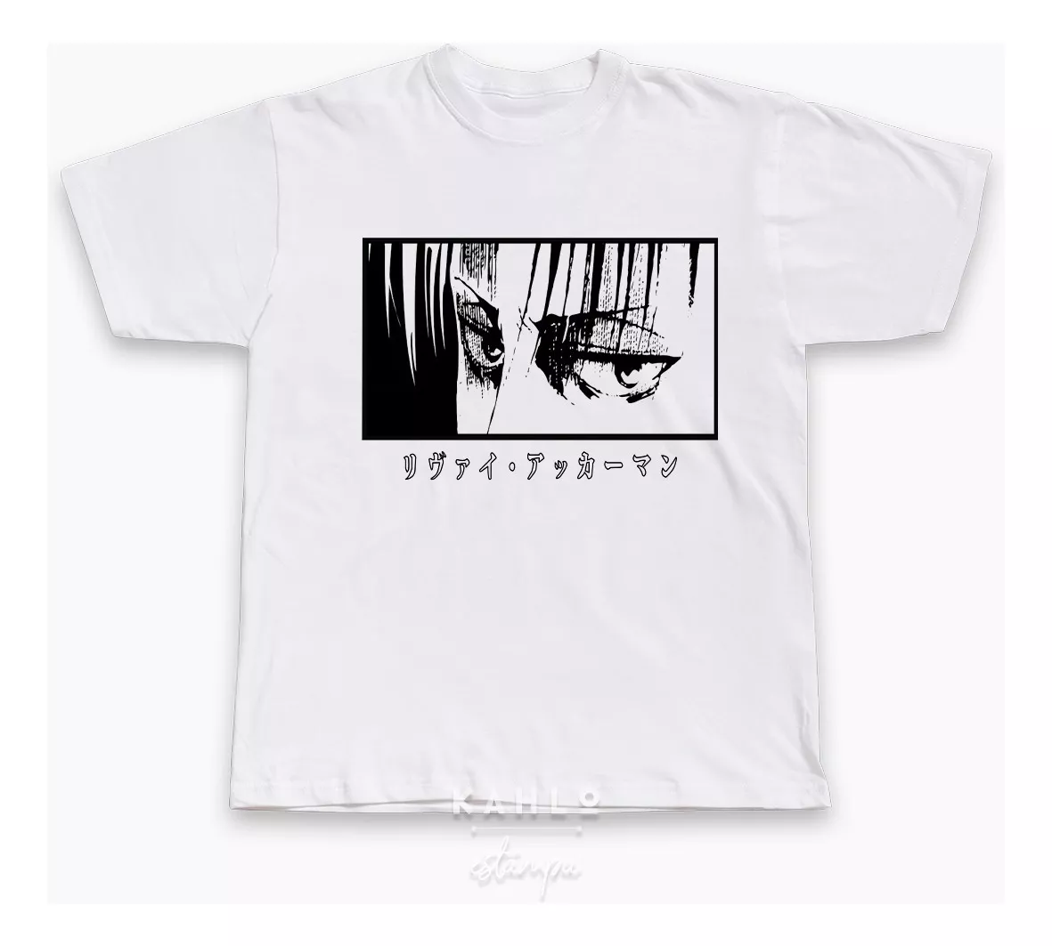 Camiseta Anime Levi - Mirada - Snk 