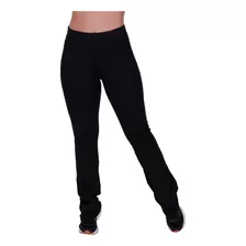 Calça Flare Ginastica Cintura Alta Bailarina Academia Luxo