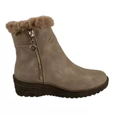 Botin Via Uno Color Beige Liquidacion