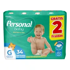 Personal Baby Protect & Sec 34 G Fraldas