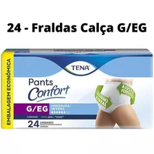 Fralda Geriátrica Tena Pants Confort P/m Ou G/eg Com 24 Unid