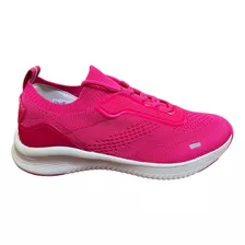 Tenis Feminino Usaflex Tricot Cadarço Levinho Ag 4501