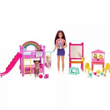 Dia Na Creche Barbie Skipper - Mattel Hnd18