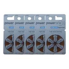 30 Baterias Para Aparelho Auditivo P312/pr41 -power One